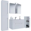 Hioshop Badkamer Nywo Mdf - 60 Cm - Wit -Woonmeubelwinkel 1000062940