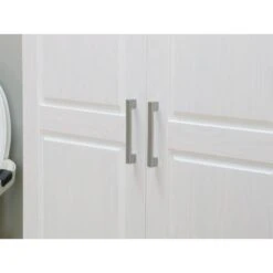 Hioshop Kledingkast Oslo Hout - 3 Deurs Wit -Woonmeubelwinkel 1000064497 0111