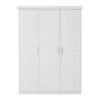 Hioshop Kledingkast Oslo Hout - 3 Deurs Wit 1 Hioshop Kledingkast Oslo Hout - 3 Deurs Wit -Woonmeubelwinkel 1000064497