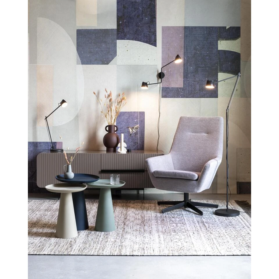 Parya Home - Ringar Bijzettafel - Salontafel - Blauw 5 Parya Home - Ringar Bijzettafel - Salontafel - Blauw - Afbeelding 3