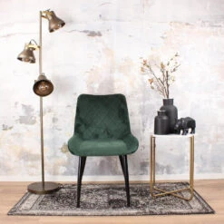 DS4U® Benito Eetkamerstoel 2.0 - Stof - Groen 9 DS4U® Benito Eetkamerstoel 2.0 - Stof - Groen -Woonmeubelwinkel 1000069487 0103