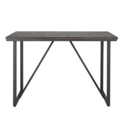 Bartafel Cleo Teakhout 140x60 Cm - 60x140x92 Cm - Teakhout - Bruin 9 Bartafel Cleo Teakhout 140x60 Cm - 60x140x92 Cm - Teakhout - Bruin -Woonmeubelwinkel 1000070157 0103