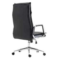 Clp Bureaustoel Sotira Leder Zwart -Woonmeubelwinkel 1000071086 0103