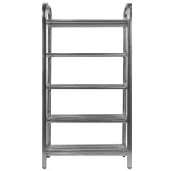 QUVIO Schoenenrek RVS Met 5 Planken 8 QUVIO Schoenenrek RVS Met 5 Planken -Woonmeubelwinkel 1000071797 0102