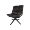 Giga Meubel Fauteuil Donkergrijs - Pu-Leer - Draaibaar - Fauteuil Victor -Woonmeubelwinkel 1000072077