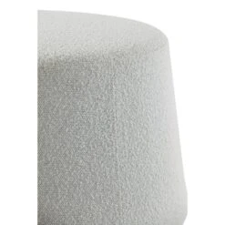 Poef Lauryn - Wit Bouclé - Ø59cm -Woonmeubelwinkel 1000072862 0110