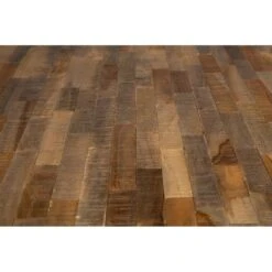 Puur Mora Eettafel Rond - Hout - Bruin -Woonmeubelwinkel 1000074238 0102