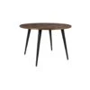 Puur Mora Eettafel Rond - Hout - Bruin -Woonmeubelwinkel 1000074238