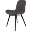 Puur Hörte Eetkamerstoel Stof - Kunststof - Grijs -Woonmeubelwinkel 1000074392