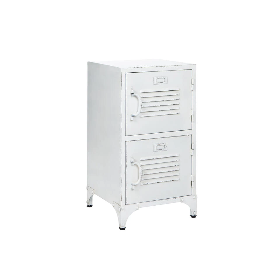 Rootsmann Lockerkast Wit - Locker Met 2 Deuren - Metaal 4 Rootsmann Lockerkast Wit - Locker Met 2 Deuren - Metaal - Afbeelding 2