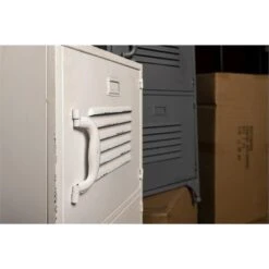 Rootsmann Lockerkast Wit - Locker Met 2 Deuren - Metaal 9 Rootsmann Lockerkast Wit - Locker Met 2 Deuren - Metaal -Woonmeubelwinkel 1000074632 0103