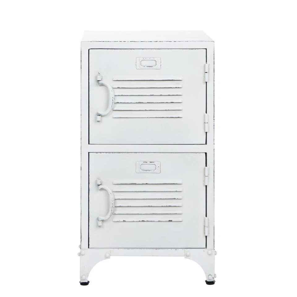 Rootsmann Lockerkast Wit - Locker Met 2 Deuren - Metaal 3 Rootsmann Lockerkast Wit - Locker Met 2 Deuren - Metaal