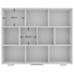 CLP Boekenkast Peoria Wit -Woonmeubelwinkel 1000074654 0103