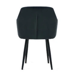 Eetkamerstoel Praia Velvet Zwart -Woonmeubelwinkel 1000074708 0104