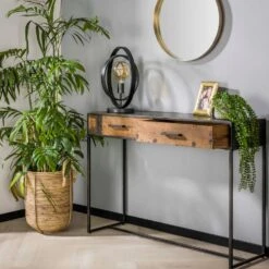 Kaptafel Brent 35x110x78cm - Hout - Grijs 9 Kaptafel Brent 35x110x78cm - Hout - Grijs -Woonmeubelwinkel 1000080549 0103