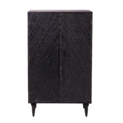 Rootsmann Opbergkast Zwart - Hout Ibiza Stijl - Hout