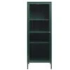 Giga Meubel Vitrinekast Groen - 40x58x160cm - Metaal - Kast Bronco 2 Giga Meubel Vitrinekast Groen - 40x58x160cm - Metaal - Kast Bronco -Woonmeubelwinkel 1000081276