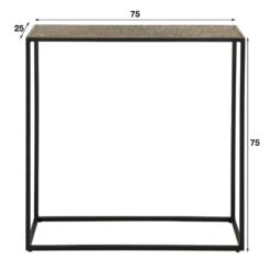 Inez Hal Sidetable Brons - Metaal - Bruin 9 Inez Hal Sidetable Brons - Metaal - Bruin -Woonmeubelwinkel 1000081301 0103