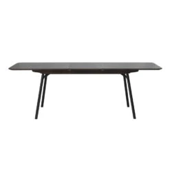 Giga Meubel Eettafel Donkerbruin - 90x180-230x75cm - Eikenhout - Tafel Latina -Woonmeubelwinkel 1000081325 0104