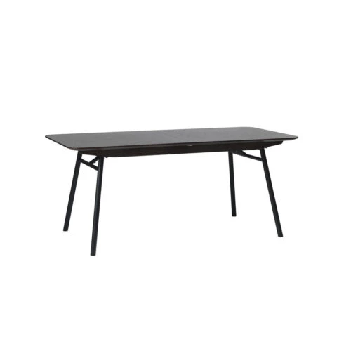 Giga Meubel Eettafel Donkerbruin - 90x180-230x75cm - Eikenhout - Tafel Latina