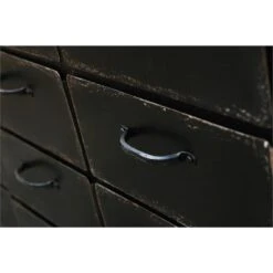 Rootsmann 16 Ladekast Zwart - Dressoir Metaal & Hout - Metaal -Woonmeubelwinkel 1000081584 0103