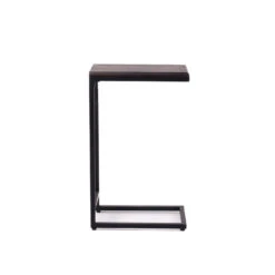 Rootsmann Laptoptafel Industrieel - Zwart Metaal & Hout - Hout -Woonmeubelwinkel 1000082437 0103