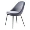 Giga Meubel Eetkamerstoel Velvet - Grijs - Zithoogte 49cm - Stoel Gain 1 Giga Meubel Eetkamerstoel Velvet - Grijs - Zithoogte 49cm - Stoel Gain -Woonmeubelwinkel 1000085124
