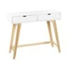 Beliani Consoletafel SULLY - Wit Mdf 2 Beliani Consoletafel SULLY - Wit Mdf -Woonmeubelwinkel 1000087208