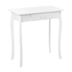 Beliani Consoletafel ALBIA - Wit Mdf