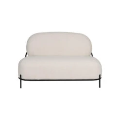 Rein Living Polly Bank - Teddy - Wit -Woonmeubelwinkel 1000087428 0102