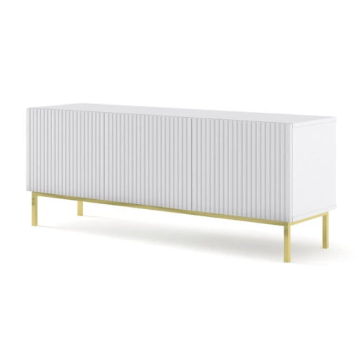 TV Meubel Ravenna B Foil MDF 58x150x42 Wit/Goud