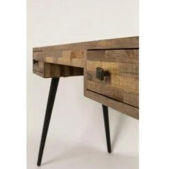 Puur Lund Bureau Teakhout - Hout - Bruin -Woonmeubelwinkel 1000089684 0103