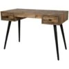 Puur Lund Bureau Teakhout - Hout - Bruin -Woonmeubelwinkel 1000089684