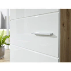 Hioshop Kledingkast Amanda/MandoGD Mdf - Wit -Woonmeubelwinkel 1000091198 0110