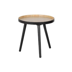 WOOOD Sasha Bijzettafel - MDF - Zwart/naturel - 41x41x40.5 9 WOOOD Sasha Bijzettafel - MDF - Zwart/naturel - 41x41x40.5 -Woonmeubelwinkel 1000091368 0103