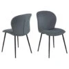 Sohome Eetkamerstoel - Set Van 2 - Kieonna - Rib - Grey