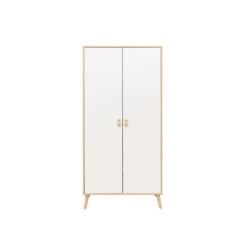 ToiToiKids Jort 2-deurskast - Wit/Naturel