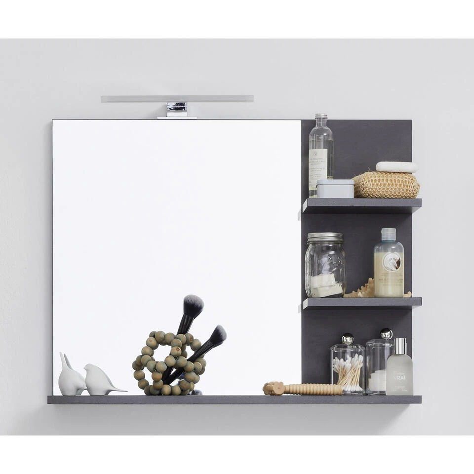 Hioshop Spiegel CancunIndy - Eiken 4 Hioshop Spiegel CancunIndy - Eiken - Afbeelding 2