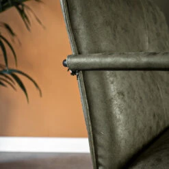 Industriële Fauteuil Hailey Groen Ecoleder - Leder - Groen 9 Industriële Fauteuil Hailey Groen Ecoleder - Leder - Groen -Woonmeubelwinkel 1000093731 0103