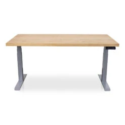 MRC Zit-sta Bureau Massief Eiken Blad 160x80 Alu Frame NEN-EN 527 8 MRC Zit-sta Bureau Massief Eiken Blad 160x80 Alu Frame NEN-EN 527 -Woonmeubelwinkel 1000094008 0102