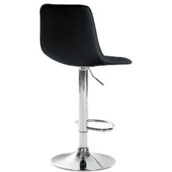 CLP Barkruk Lex Chroom Frame Kunstleer Zwart -Woonmeubelwinkel 1000095240 0102