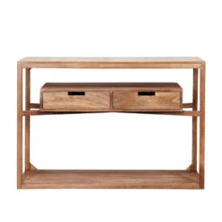 Industriële Sidetable Sabi Mangohout 2 Lades - 35x110x76 Cm - Mangohout - Bruin 9 Industriële Sidetable Sabi Mangohout 2 Lades - 35x110x76 Cm - Mangohout - Bruin -Woonmeubelwinkel 1000095798 0103