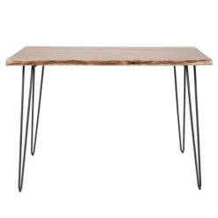 Industriële Bartafel Boomstam Acaciahout Elin 130 Cm 70x130x92 Cm Hout