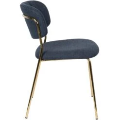 Puur Viken Eetkamerstoel - Stof - Blauw 8 Puur Viken Eetkamerstoel - Stof - Blauw -Woonmeubelwinkel 1000096134 0103