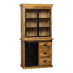 Buffetkast Denver 100cm Met Deurtjes Recht - Mangohout - Bruin - Rechthoekig 8 Buffetkast Denver 100cm Met Deurtjes Recht - Mangohout - Bruin - Rechthoekig -Woonmeubelwinkel 1000096947 0102