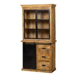 Buffetkast Denver 100cm Met Deurtjes Recht - Mangohout - Bruin - Rechthoekig 9 Buffetkast Denver 100cm Met Deurtjes Recht - Mangohout - Bruin - Rechthoekig -Woonmeubelwinkel 1000096947 0103