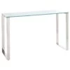 Beliani Consoletafel TILON - Zilver Veiligheidsglas 2 Beliani Consoletafel TILON - Zilver Veiligheidsglas -Woonmeubelwinkel 1000097731