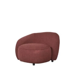 LABEL51 Fauteuil Livo Links - Winered - Boucle -Woonmeubelwinkel 1000097883 0102