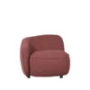 LABEL51 Fauteuil Livo Links - Winered - Boucle -Woonmeubelwinkel 1000097883