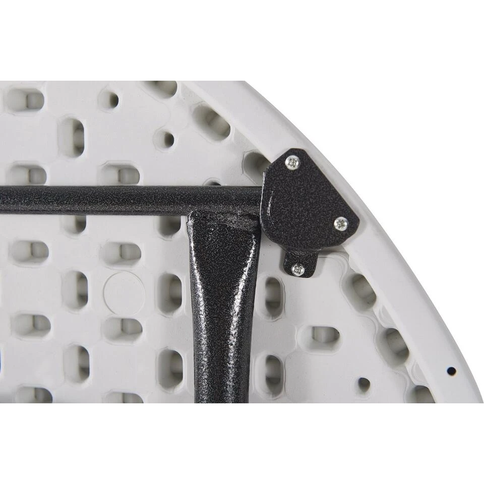 ERRO Statafel Ø80x110cm - Wit/grijs 4 ERRO Statafel Ø80x110cm - Wit/grijs - Afbeelding 3